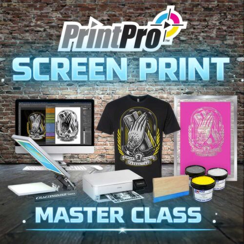 Screen printing masterclass - learn how to screen print from start to finish
