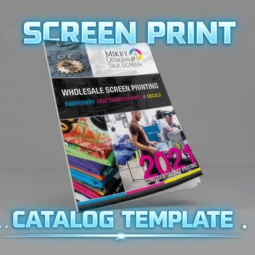 screen print, dtf, dtg, htv, and embroidery catalog template for businesses