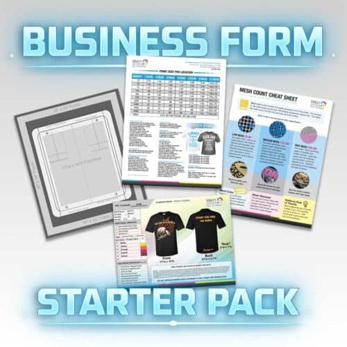 Screen Print Business Starter Pack