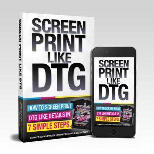 Learn how to screen print like DTG ebook